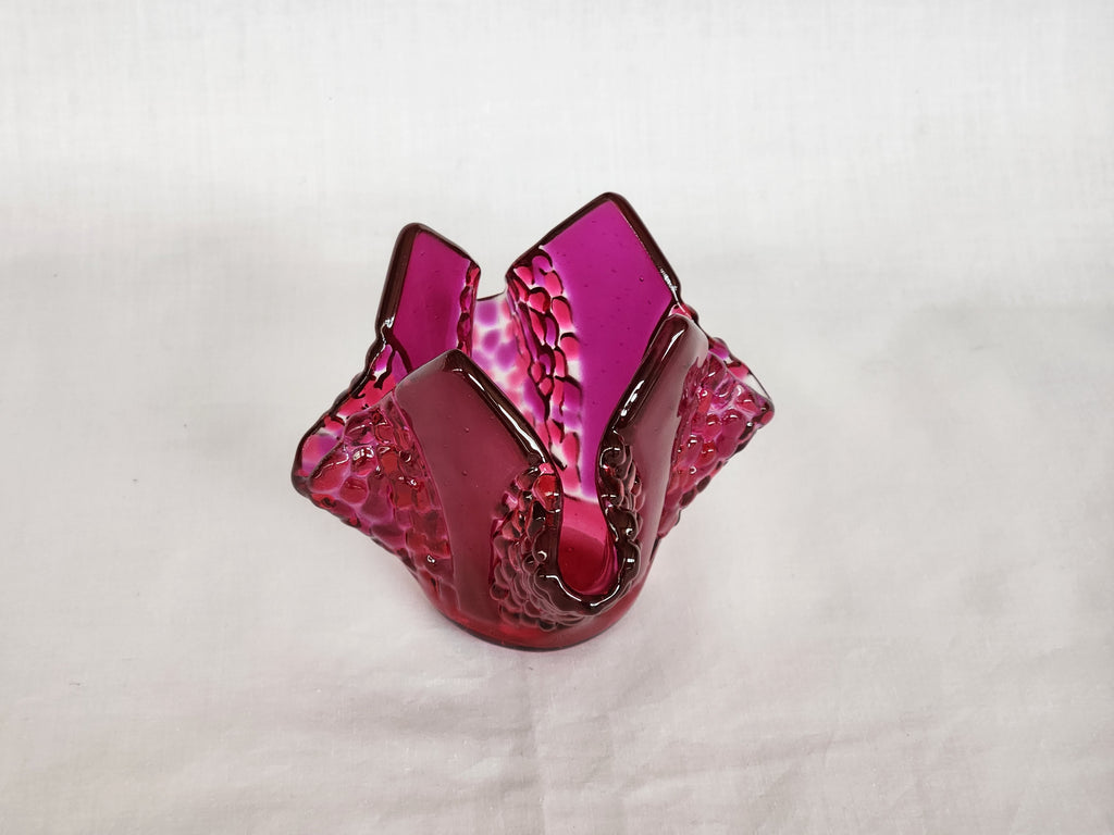 Tea Light Holder - Sparkle v - Pink