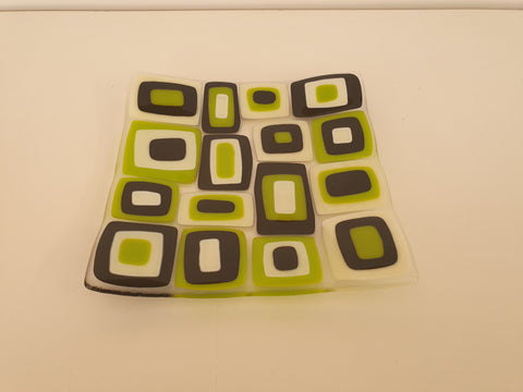 Flared Square Plate - 200 - Brenda - Spring Trio