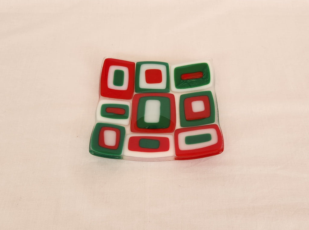 Flared Square Plate - 150 - Brenda - XMas