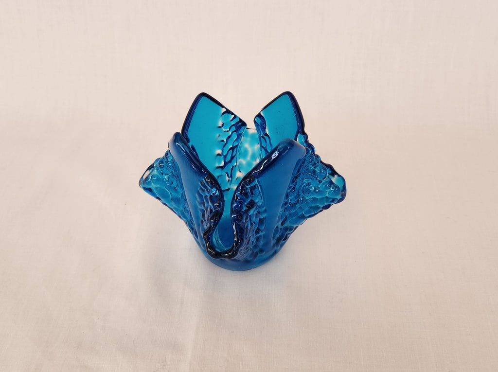 Tea Light Holder - Sparkle v - Turquoise