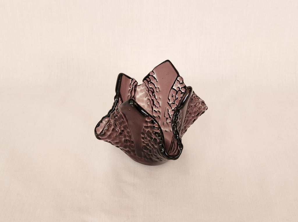 Tea Light Holder - Sparkle v - Light Violet