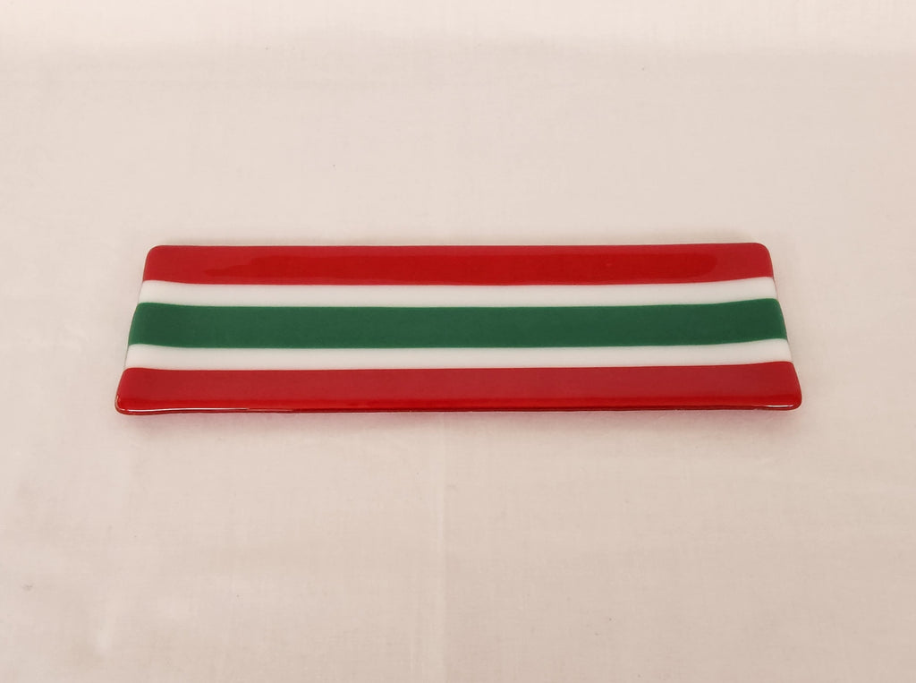 Shallow Rectangular Plate - 105 - Stripey - 4822