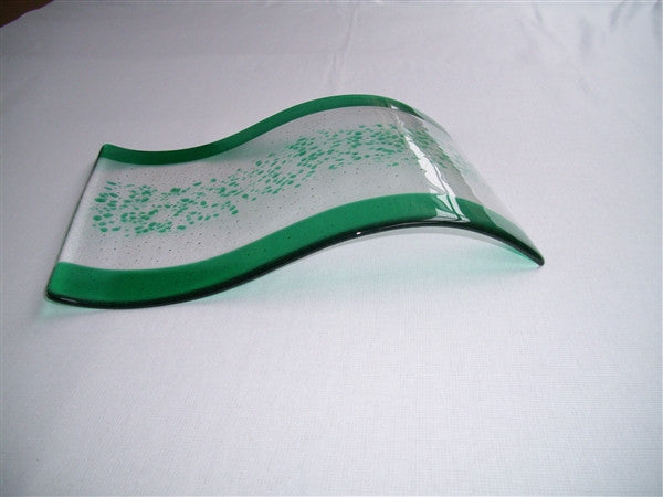 Double Curve - Bands & Sprinkles - Pure Emerald