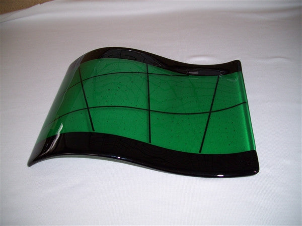 Double Curve - Bands & Stix - Emerald Ink