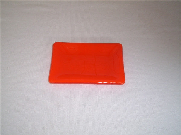 Mini Rectangular Dish  - Delight - Orange Opal