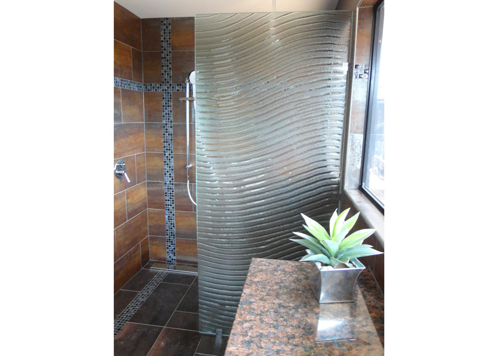 #4 Slumped Glass Showerscreens