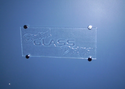 #1 Slumped Glass Signage