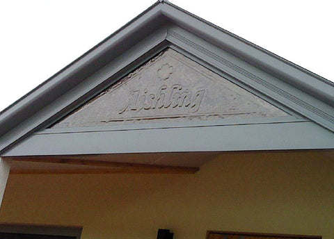 #2 Slumped Glass Signage