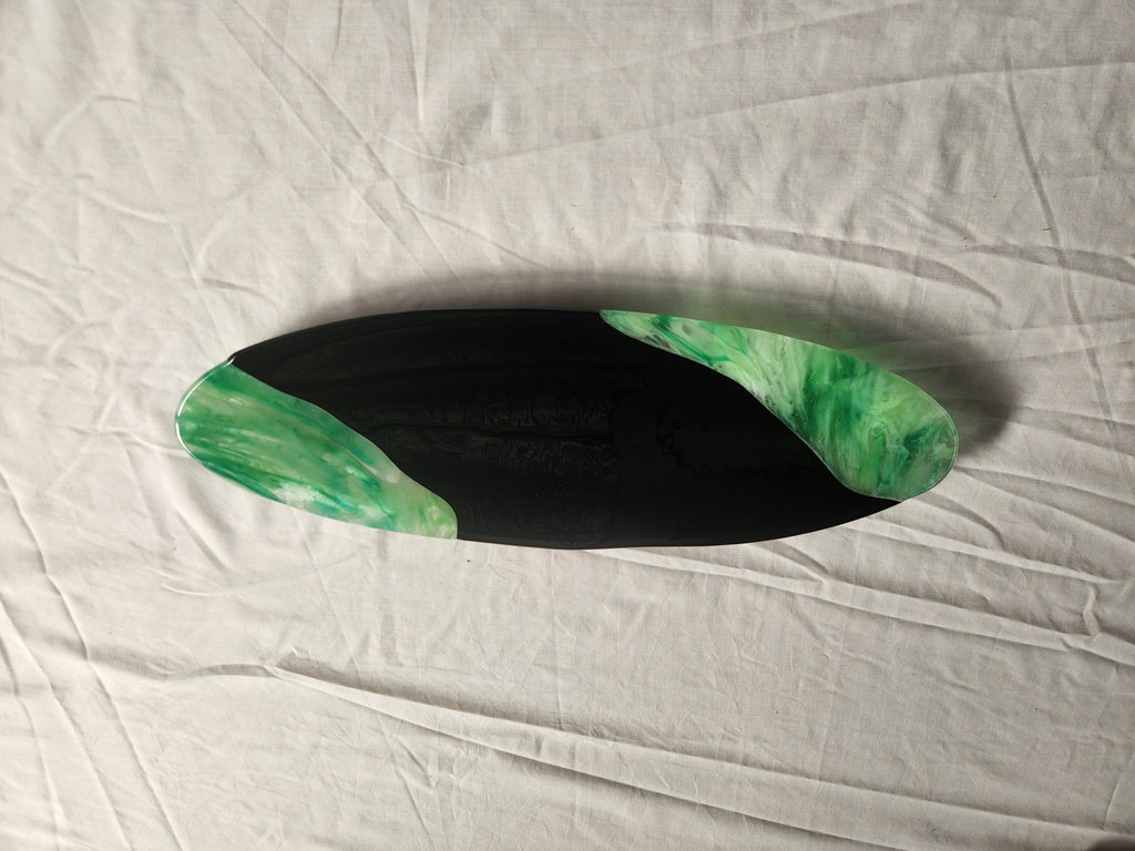 Long Oval Dish - Melt Feature - Peppermint Ink