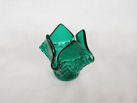 Tea Light Holder - Sparkle ^ - Emerald