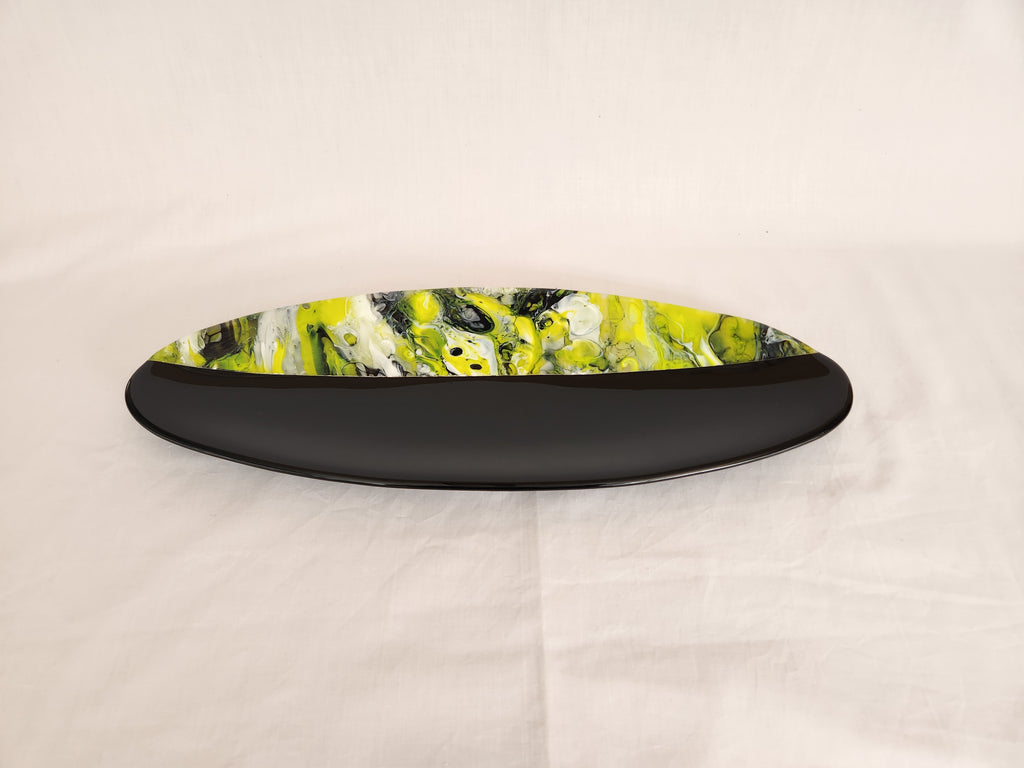 Long Oval Dish - Melt Feature - Spring Trio Ink