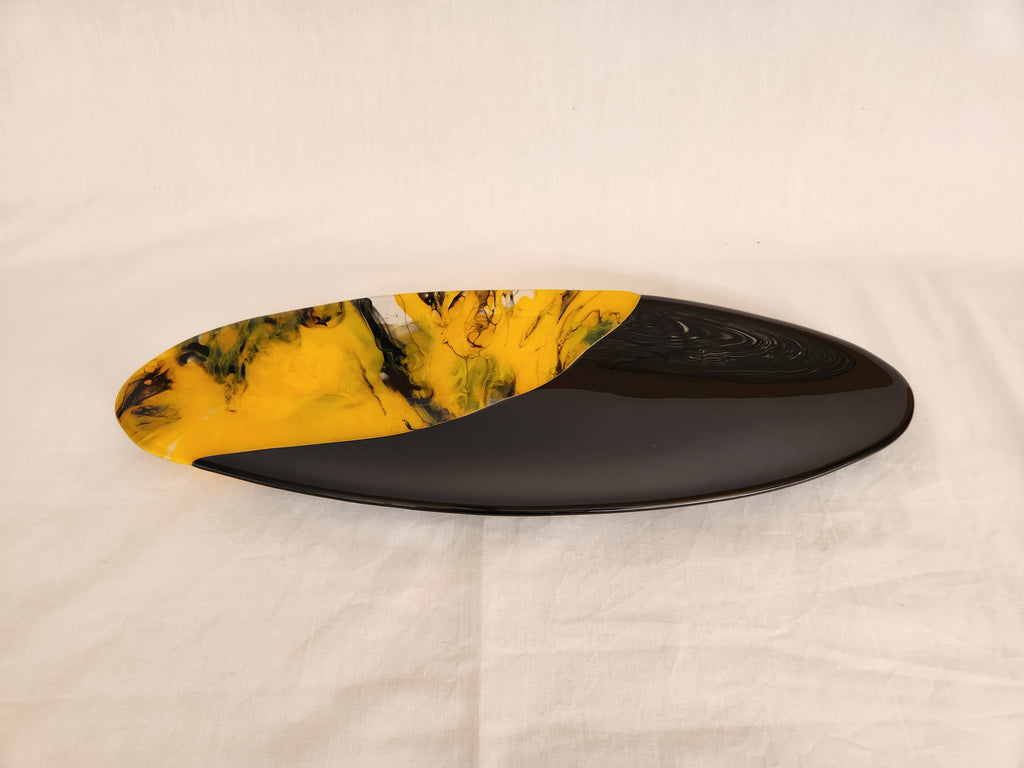 Long Oval Dish - Melt Feature - Marigold Ink