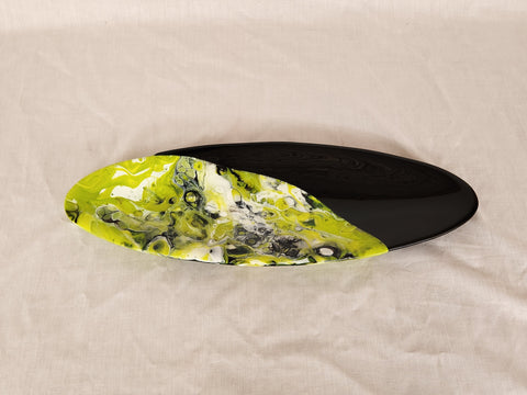 Long Oval Dish - Melt Feature - Spring Trio Ink