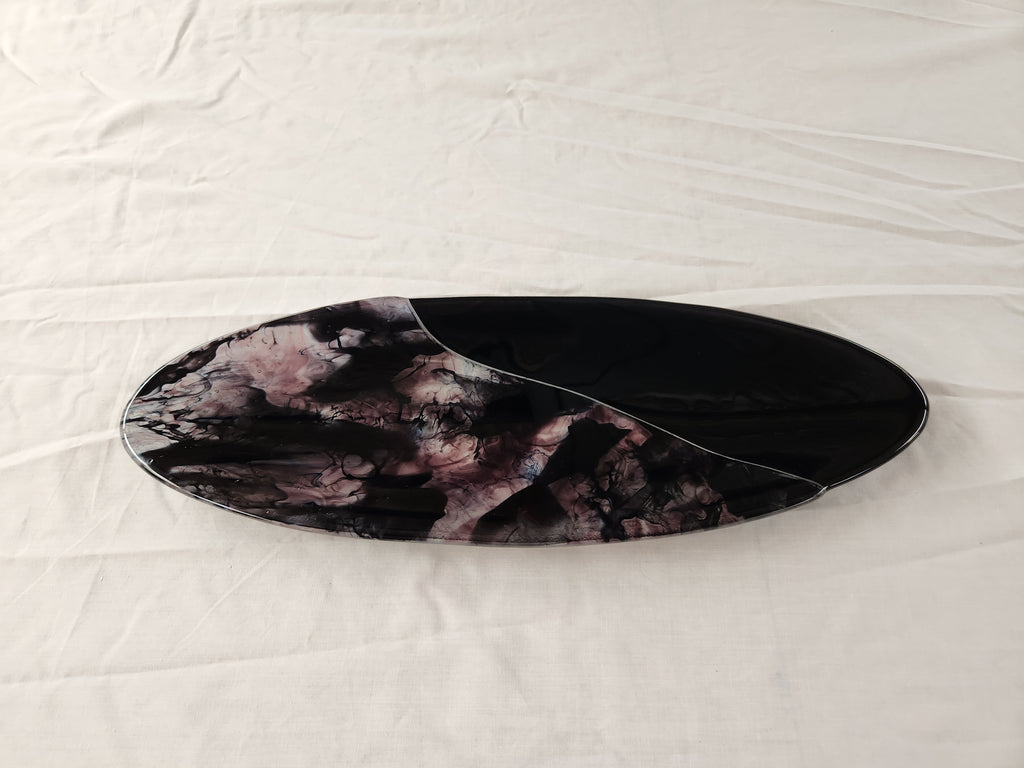 Long Oval Dish - Melt Feature - Blackberry Ink