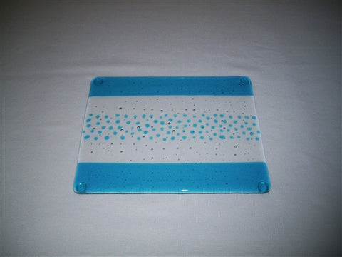 Cheese Board Small - Bands & Sprinkles - Pure Turquoise