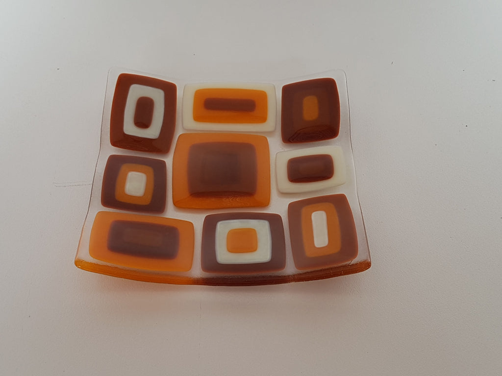 Flared Square Plate - 150 - Brenda - 4 Autumn