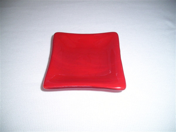 Mini Square Dish  - Delight - Red Opal