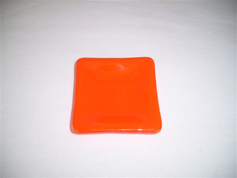 Mini Square Dish  - Delight - Orange Opal