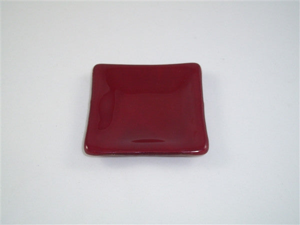 Mini Square Dish  - Delight - Deep Red