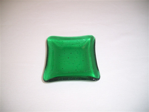 Mini Square Dish  - Delight - Emerald