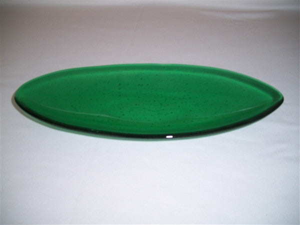 Short Oval Dish - Delight - Emerald