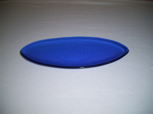Short Oval Dish - Delight - True Blue