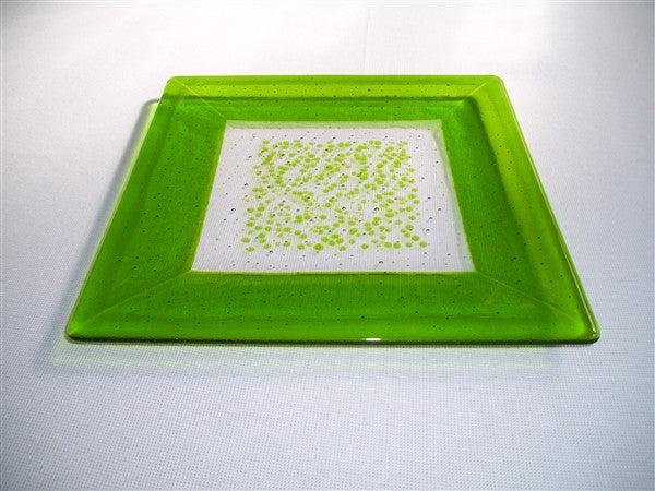 Square Plate - 300 - Framed Sprinkles - Pure Spring